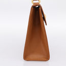 Chloe Hand Bag Leather Brown Gold Auth ka5776A-3
