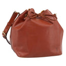 LOUIS VUITTON Epi Petit Noe Shoulder Bag Brown M44103 LV Auth ka5777-1