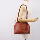 LOUIS VUITTON Epi Petit Noe Shoulder Bag Brown M44103 LV Auth ka5777-19