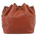 LOUIS VUITTON Epi Petit Noe Shoulder Bag Brown M44103 LV Auth ka5777-2