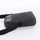 GUCCI GG Canvas Shoulder Bag Black Silver 101680 Auth ka5778-3