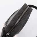 GUCCI GG Canvas Shoulder Bag Black Silver 101680 Auth ka5778-6