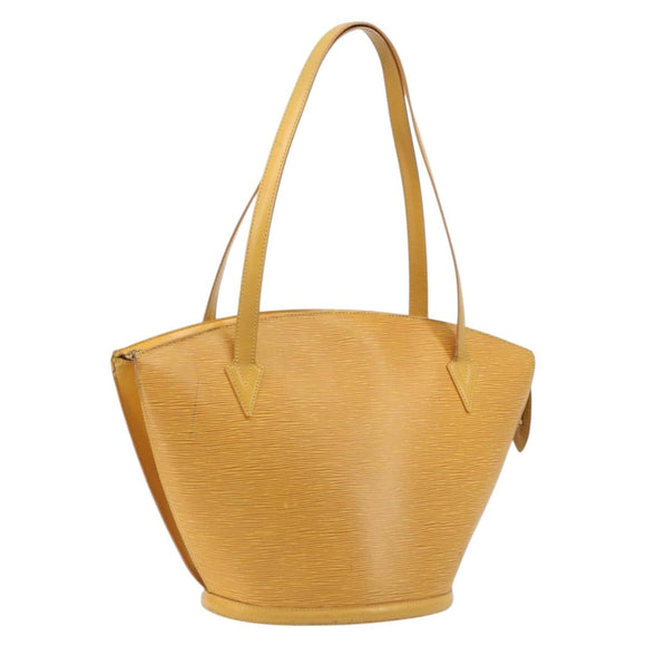 LOUIS VUITTON Epi Saint Jacques Shopping Bag Yellow M52269 LV Auth ka5781