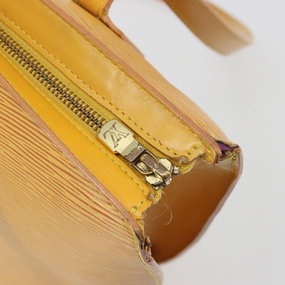 LOUIS VUITTON Epi Saint Jacques Shopping Bag Yellow M52269 LV Auth ka5781