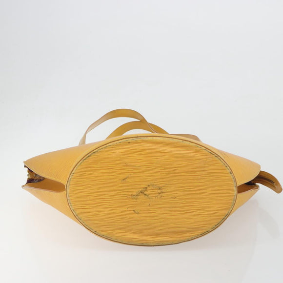 LOUIS VUITTON Epi Saint Jacques Shopping Bag Yellow M52269 LV Auth ka5781