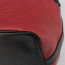 LOUIS VUITTON Epi Petit Noe Shoulder Bag Bicolor Black Red M44172 LV Auth ka5782-17