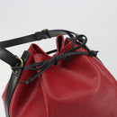 LOUIS VUITTON Epi Petit Noe Shoulder Bag Bicolor Black Red M44172 LV Auth ka5782-10