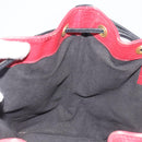 LOUIS VUITTON Epi Petit Noe Shoulder Bag Bicolor Black Red M44172 LV Auth ka5782-19