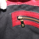 LOUIS VUITTON Epi Petit Noe Shoulder Bag Bicolor Black Red M44172 LV Auth ka5782-20