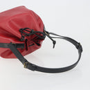 LOUIS VUITTON Epi Petit Noe Shoulder Bag Bicolor Black Red M44172 LV Auth ka5782-7