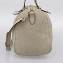 GUCCI Micro GG Canvas Guccissima Bag Leather 2way Beige 322231 Auth ka5784-4