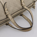 GUCCI Micro GG Canvas Guccissima Bag Leather 2way Beige 322231 Auth ka5784-7