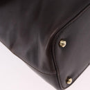 GUCCI Shoulder Bag Leather Black Gold 001 3444 1804 Auth ka5785-9