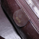 GUCCI Shoulder Bag Leather Black Gold 001 3444 1804 Auth ka5785-18