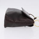 GUCCI Shoulder Bag Leather Black Gold 001 3444 1804 Auth ka5785-3