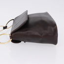 GUCCI Shoulder Bag Leather Black Gold 001 3444 1804 Auth ka5785-4