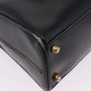 BALENCIAGA Shoulder Bag Leather Black Gold Auth ka5786-10
