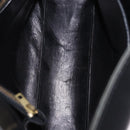 BALENCIAGA Shoulder Bag Leather Black Gold Auth ka5786-16