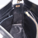 BALENCIAGA Shoulder Bag Leather Black Gold Auth ka5786-18