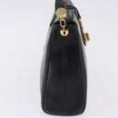 BALENCIAGA Shoulder Bag Leather Black Gold Auth ka5786-5