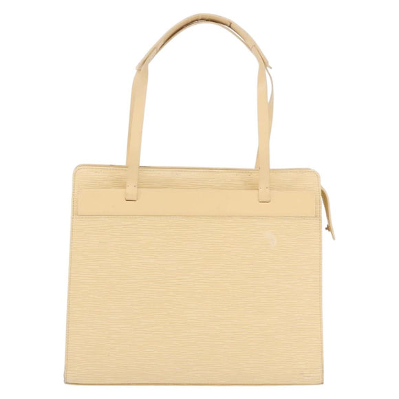 LOUIS VUITTON Epi Croisette PM Tote Bag Vanilla M5249A LV Auth ka5787