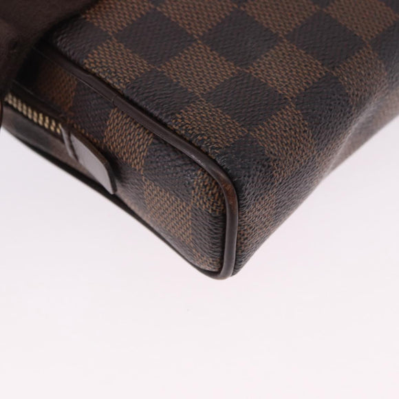 LOUIS VUITTON Damier Ebene Bum Bag Brooklyn Waist Bag N41101 LV Auth ka5788A