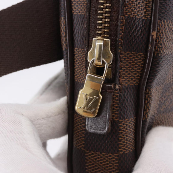 LOUIS VUITTON Damier Ebene Bum Bag Brooklyn Waist Bag N41101 LV Auth ka5788A