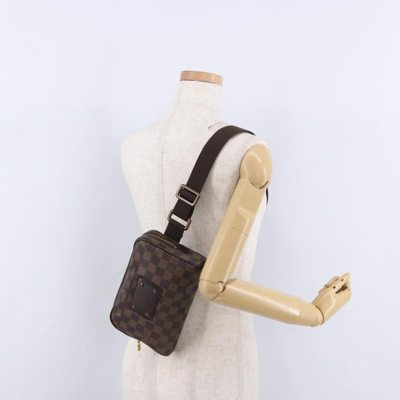 LOUIS VUITTON Damier Ebene Bum Bag Brooklyn Waist Bag N41101 LV Auth ka5788A
