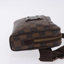 LOUIS VUITTON Damier Ebene Bum Bag Brooklyn Waist Bag N41101 LV Auth ka5788A-3