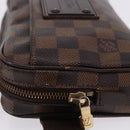 LOUIS VUITTON Damier Ebene Bum Bag Brooklyn Waist Bag N41101 LV Auth ka5788A-5