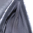 Christian Dior Trotter Canvas Saddle Oblique Jacquard Bag Navy Auth ka5789M-21