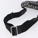 Christian Dior Trotter Canvas Saddle Oblique Jacquard Bag Navy Auth ka5789M-7