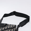 Christian Dior Trotter Canvas Saddle Oblique Jacquard Bag Navy Auth ka5789M-8