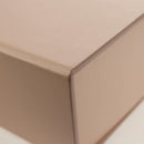 FENDI Shoulder Bag Leather Beige Gold Auth ka578M-18