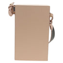 FENDI Shoulder Bag Leather Beige Gold Auth ka578M-2