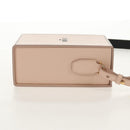 FENDI Shoulder Bag Leather Beige Gold Auth ka578M-4