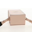 FENDI Shoulder Bag Leather Beige Gold Auth ka578M-6