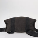 HERMES Her Line A Dos MM Backpack Canvas Gray Silver Auth ka579-11