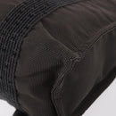 HERMES Her Line A Dos MM Backpack Canvas Gray Silver Auth ka579-13