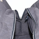 HERMES Her Line A Dos MM Backpack Canvas Gray Silver Auth ka579-20