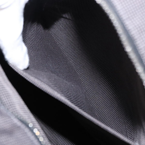 HERMES Her Line A Dos MM Backpack Canvas Gray Silver Auth ka579