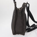 HERMES Her Line A Dos MM Backpack Canvas Gray Silver Auth ka579-4