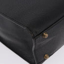 SAINT LAURENT Tote Bag Leather Black Auth ka5791-10