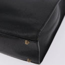SAINT LAURENT Tote Bag Leather Black Auth ka5791-16