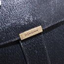 SAINT LAURENT Tote Bag Leather Black Auth ka5791-11