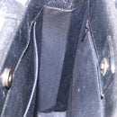 SAINT LAURENT Tote Bag Leather Black Auth ka5791-18