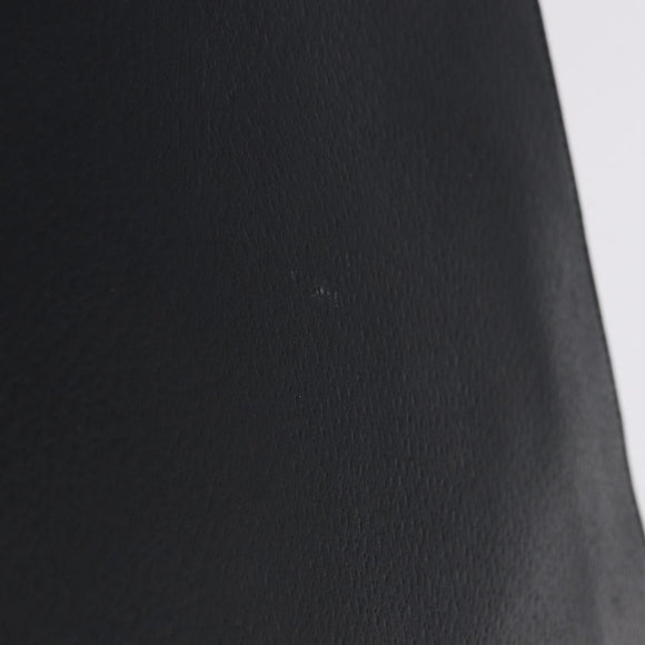 SAINT LAURENT Tote Bag Leather Black Auth ka5791