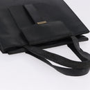 SAINT LAURENT Tote Bag Leather Black Auth ka5791-7