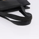 SAINT LAURENT Tote Bag Leather Black Auth ka5791-8