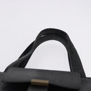 SAINT LAURENT Tote Bag Leather Black Auth ka5791-9